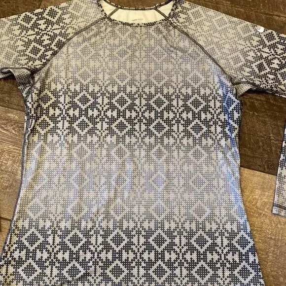 NWOT Nike Pro Hyperwarm Printed Crew Running Top Size XL - Picture 4 of 10